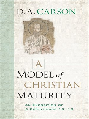 cover image of A Model of Christian Maturity